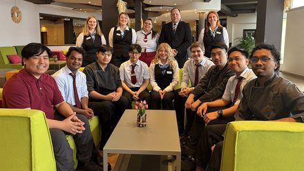 Chantal Schulz Gemeinsam mit Eva Kleinhenz, Sabrina Kromer, Matthias Dücker und Monique Wappes