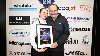 Katharina Aichhorn mit Johann Lafer