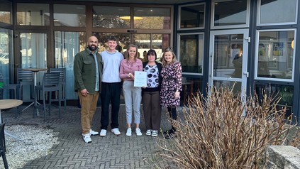 Dominik Mulindwa (Dehoga), Jannik Schmidt, Jessica Horwath und Laura Kretschmann Anna Friedrich