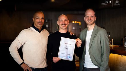 Dominique Simon, Felix Engels und Sebastian Russold