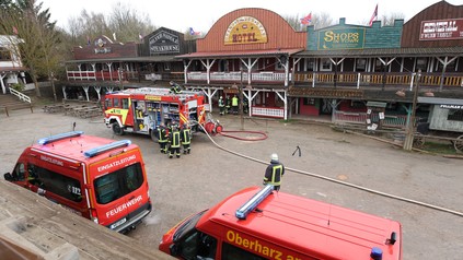 Brand im "Buffalo Bill's Steak & Burger House"