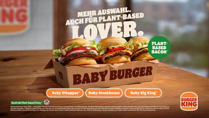 Plant-based Baby Burger von Burger King