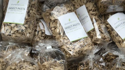 Mehrere Packungen Insect-Pasta von plumentofoods
