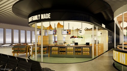 Neni Deli am Flughafen Frankfurt