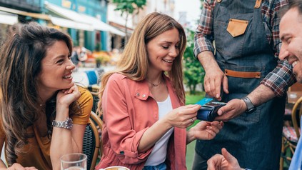 Kartenzahlung in der Außengastronomie