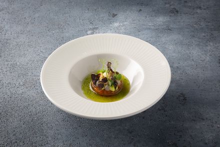 Gericht von Simon Bantle bei der Chefs Challenge Night im Rahmen des Halbfinales von Koch des Jahres