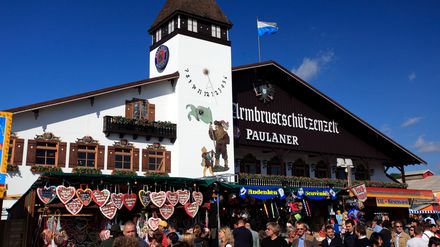 Paulaner-Zelt auf dem Oktoberfest