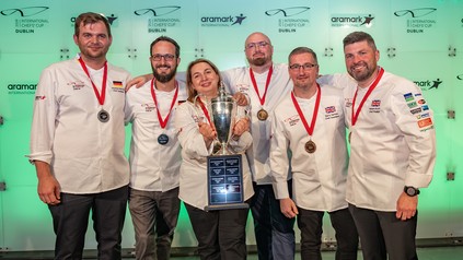 Siegerteam von Aramark Deutschland