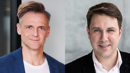 Portrait Marcel Klinge und Markus Tressel