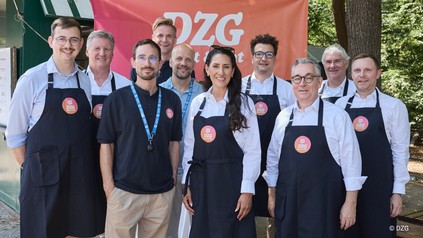 Torben Niemann (HKI), Carsten Bick (DZG), Lucas Krusius (VDFU), Dr. Marcel Klinge (DZG), Jürgen Gevers (VDFU), Homeira Amiri (DZG), Oliver Peters (DJH), Michael Buller (VIR), Frank Kienle (HKI) und Gunnar Borg (DJH)