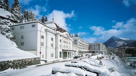 Hotel Belvédère im Schnee
