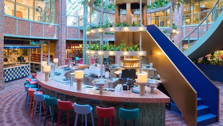 TamTam in der Rotunde des Hamburger Hanseviertels