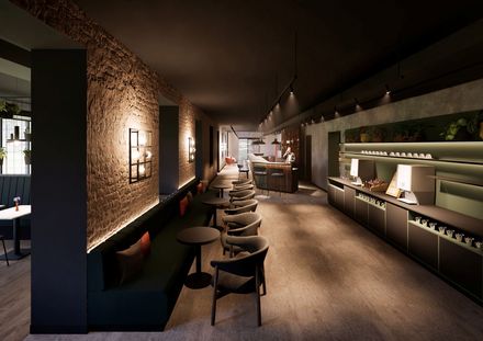 Lounge im neuen Essential by Dorint Mannheim Taylor Park