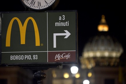 Mc Donald’s Restaurant Schild