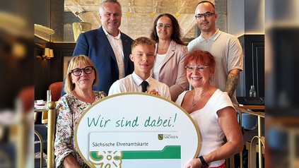 Jens Dzurny, Dagmar Neukirch, Steve Weichsel, Monika Nicklisch, Laurens Schrinner und Andra Becker-Querner