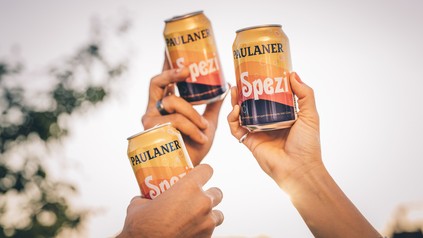 Paulaner Spezi in Dosen
