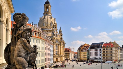 Dresdner Frauenkirche und Neumarkt