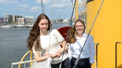 Merle Scheithauer und Anika Klimpat