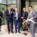 Symbolischer Bandschnitt für das Atlantic Hotel Frankfurt