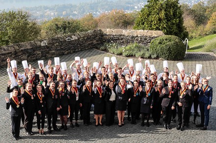 Die 51 Teilnehmer der 40. Deutschen Jugendmeisterschaften. (© dehoga)