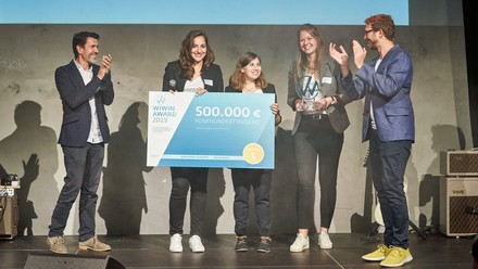 Die drei Gründerinnen des Start-ups Spoontainable