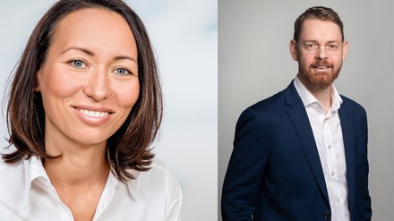 Aigerim Rachimow und Erich Nagl