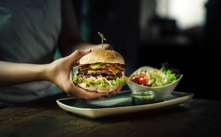 Großer Burger von Le Burger