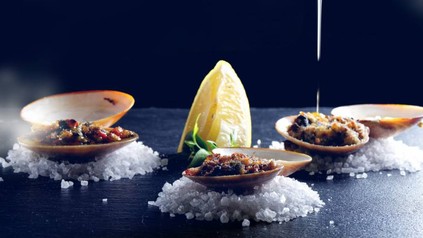 Ein Fine-Dining-Gericht