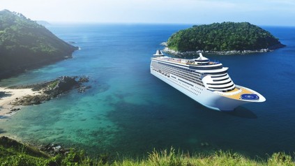 Kreuzfahrtschiff auf See