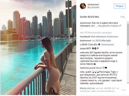 Instagrampost von dashamart