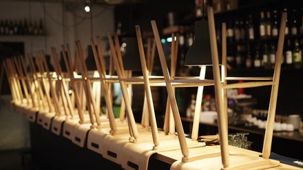 Ein geschlossenes Restautaurant