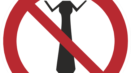Krawattenverbot Symbol