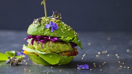 Ein veganer Burger