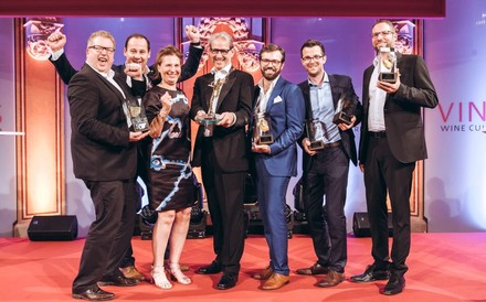 Andreas Zybell, Andreas Rainer, Edwige und Willi Bründlmayer, Reinhard Weninger, Matthias Pitra und Johannes Hofbauer-Schmidt bei der Auszeichnungsfeier