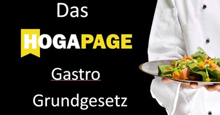 Das HOGAPAGE Gastro Grundgesetz Banner