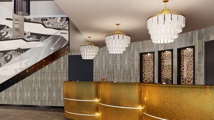 Die Lobby des NYX Hotel Warsaw