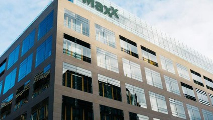 Das Bürogebäude von MAXX von außen