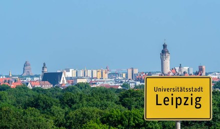 Panorama von Leipzig