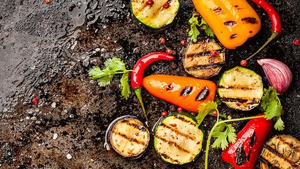 Diverses gegrilltes Gemüse