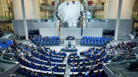 Bild der Plenarsitzung des Bundestag