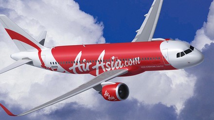 Eine Maschine von AirAsia