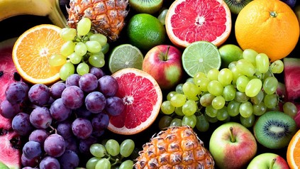 Diverses frisches Obst