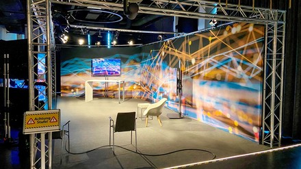 Ein Filmstudio der Deutschen hospitality