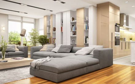 Ein modern eingerichtetes Appartement