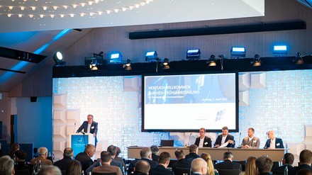 Auf der diesjährigen HDV-Frühjahrstagung im Öschberghof kamen rund 150 Mitglieder, Fördermitglieder und Gäste zusammen. (Foto: © HDV)