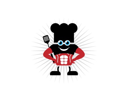 Zeichnung Koch mit Sixpack