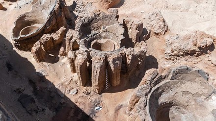 Eine antike Brauerei in Ägypten