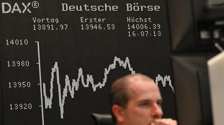 Blick auf den Kursverlauf des Aktienindex DAX