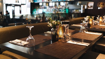 Ein leeres Restaurant