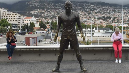Statue von Christiano Ronaldo in Madeira